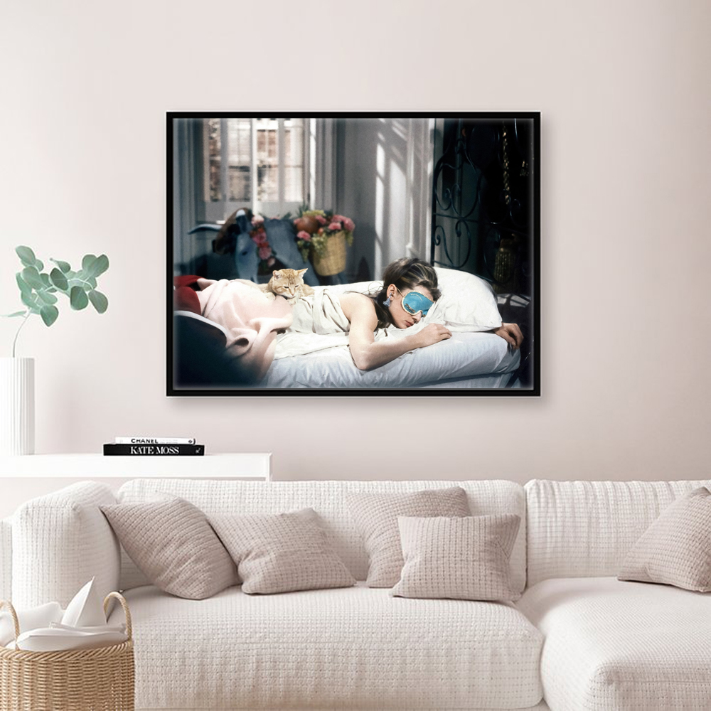 Vintage Fashion Prints For Wall - Audrey Hepburn Breakfast Posters and Prints