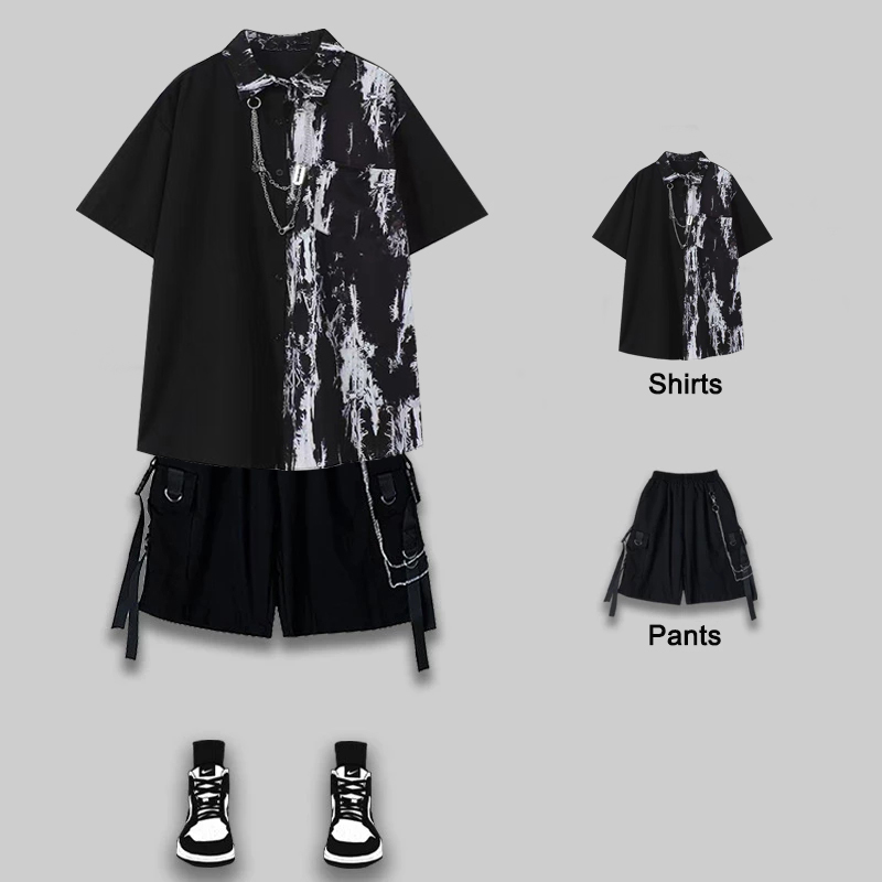Retro Track Pant - Arens Techwear Men's Summer Suit Vintage