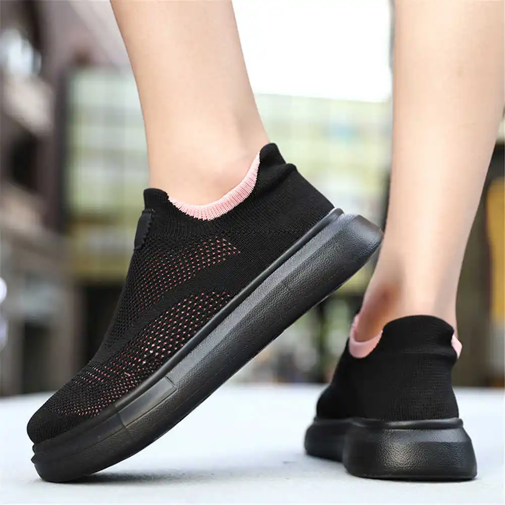 Vintage Fashion Brand Names - Platform Stockings Brown Shoes For Woman