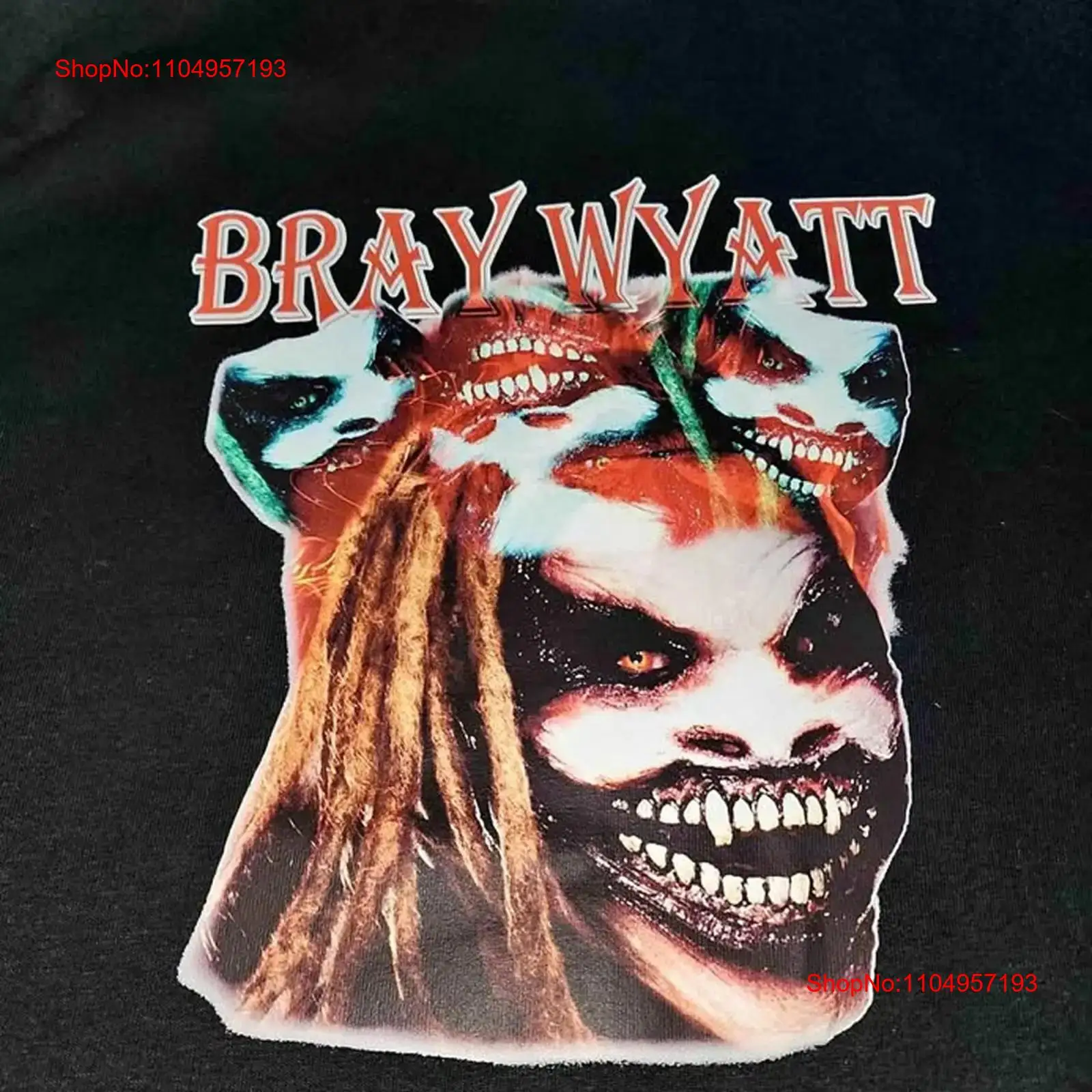 Vintage Fashion Collage - Bray Wyatt collage black T shirt