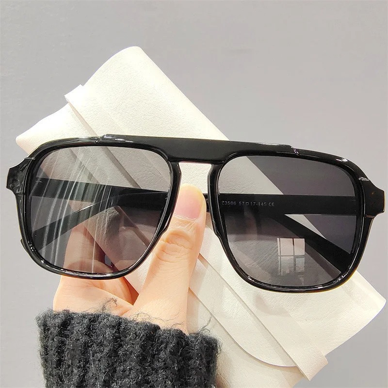 New Oversized Frame Sunglasses - Vintage Fashion Designer ulasan dan harga
