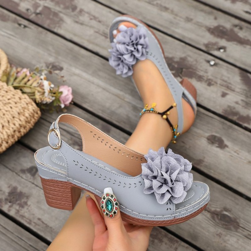 Vintage Flower Decorate Peep T - Vintage And Modern Fashion ulasan dan harga