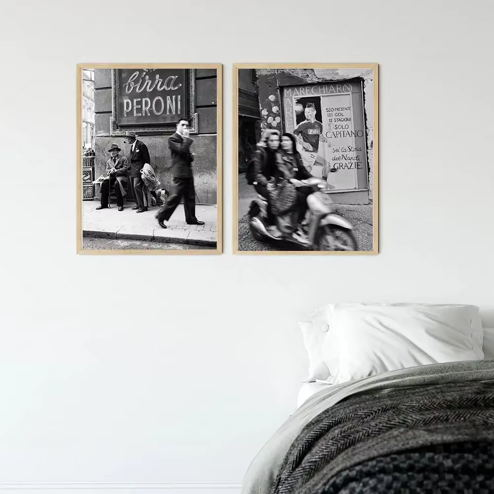 Fashion Black And White Vintag - Vintage Fashion Prints For Wall ulasan dan harga