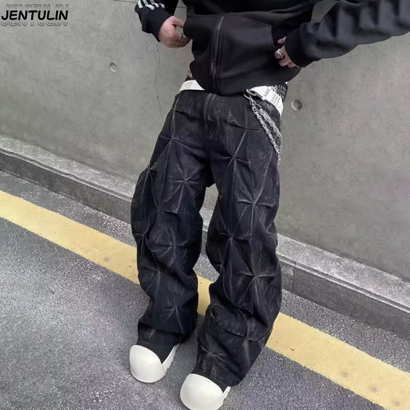 Y2K Aesthetics New Pattern Emb - Retro Track Pant ulasan dan harga