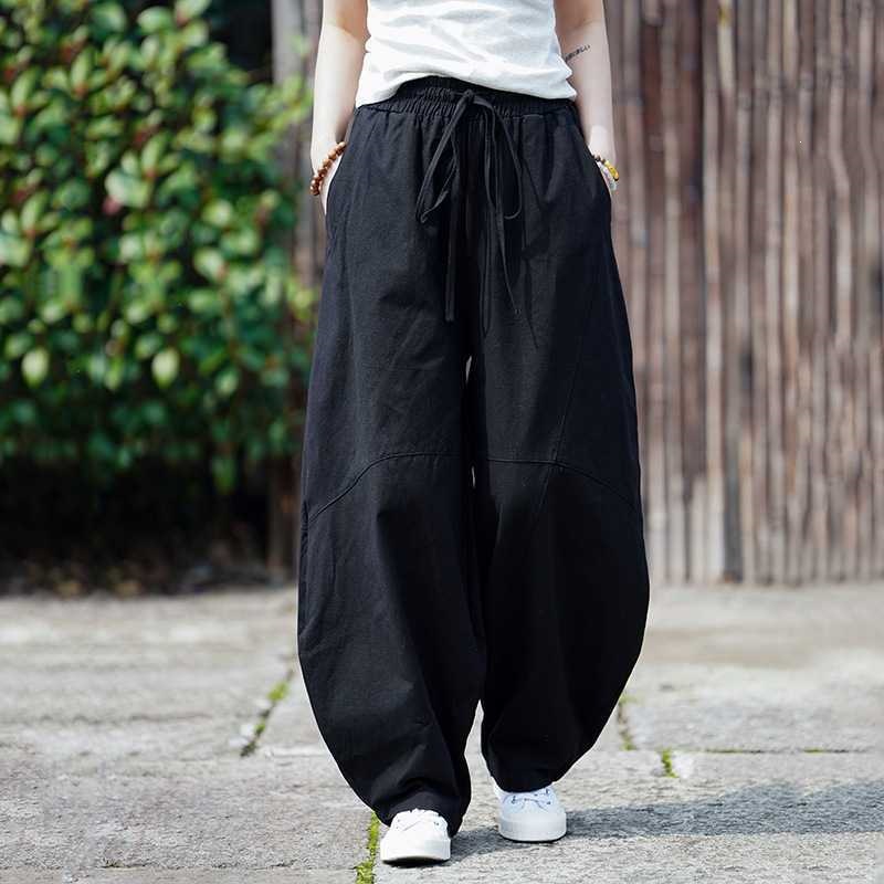 Men's Cotton Linen Harem Pants - Retro Track Pant ulasan dan harga