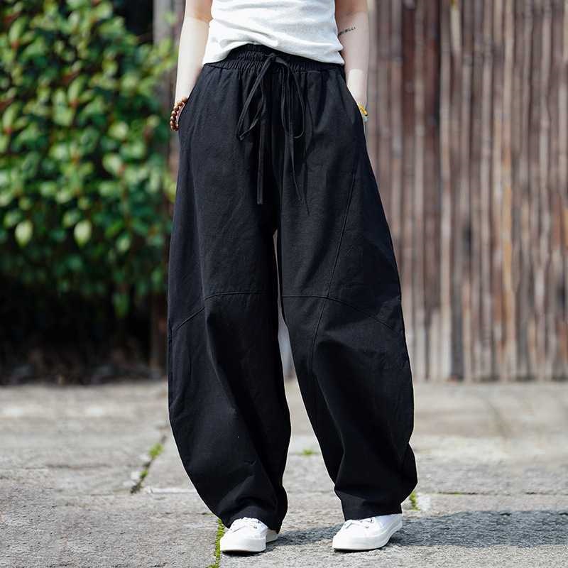 Men's Cotton Linen Harem Pants - Retro Track Pant ulasan dan harga