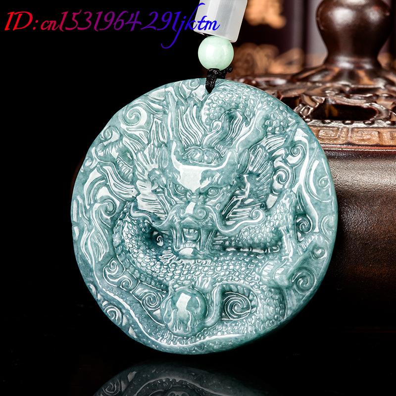 Burmese Jadeite Dragon Pendant - Vintage Women Fashion ulasan dan harga