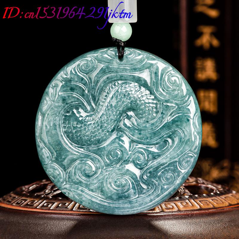 Burmese Jadeite Dragon Pendant - Vintage Women Fashion ulasan dan harga