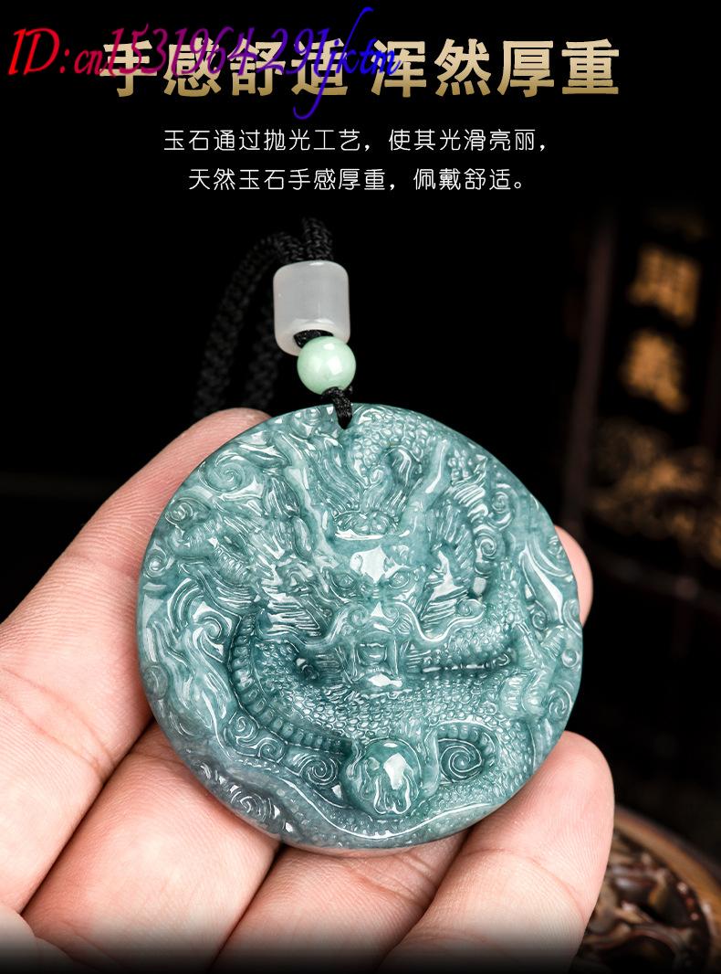 Burmese Jadeite Dragon Pendant - Vintage Women Fashion ulasan dan harga
