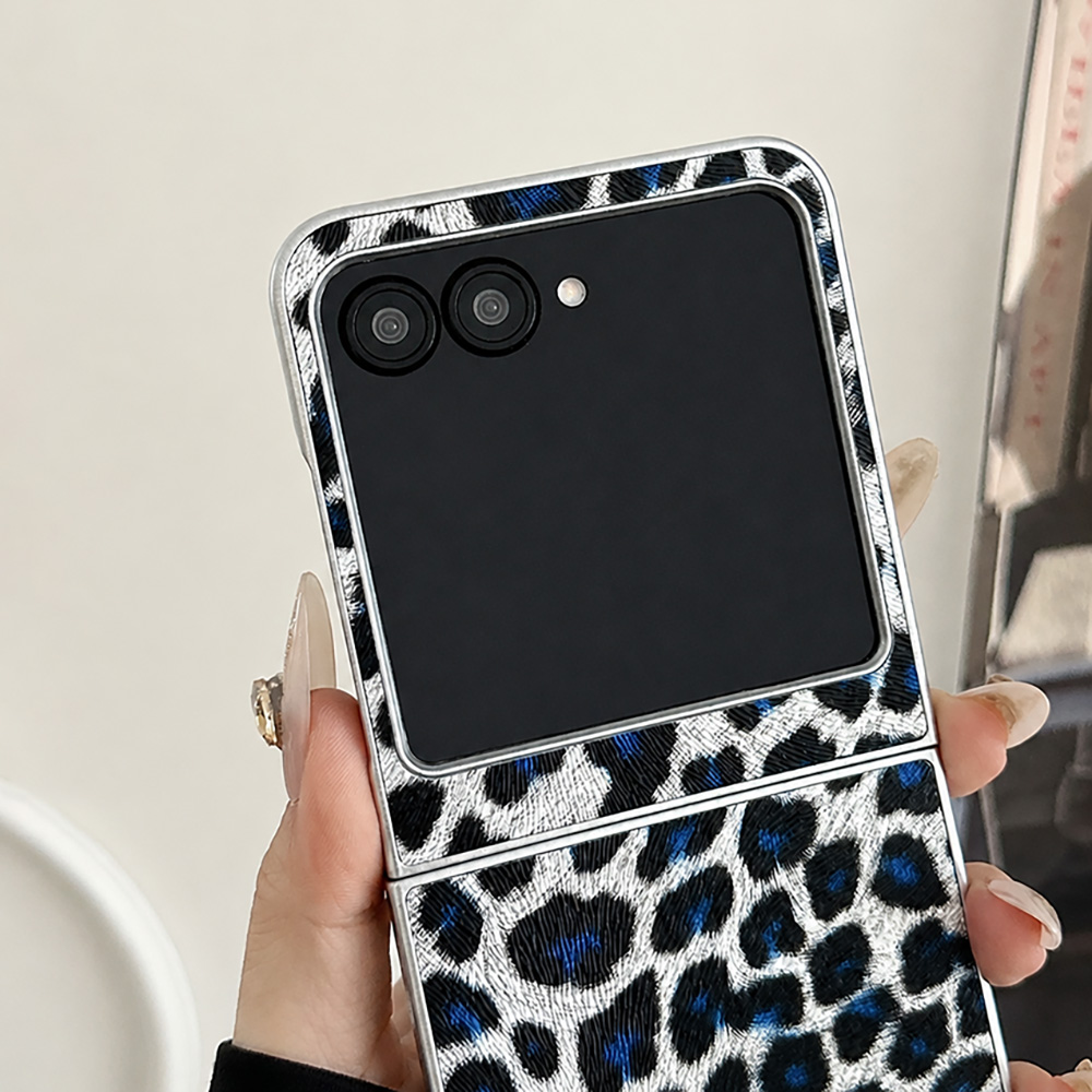 Leopard Print Folding Flip Pho - Vintage Women Fashion ulasan dan harga