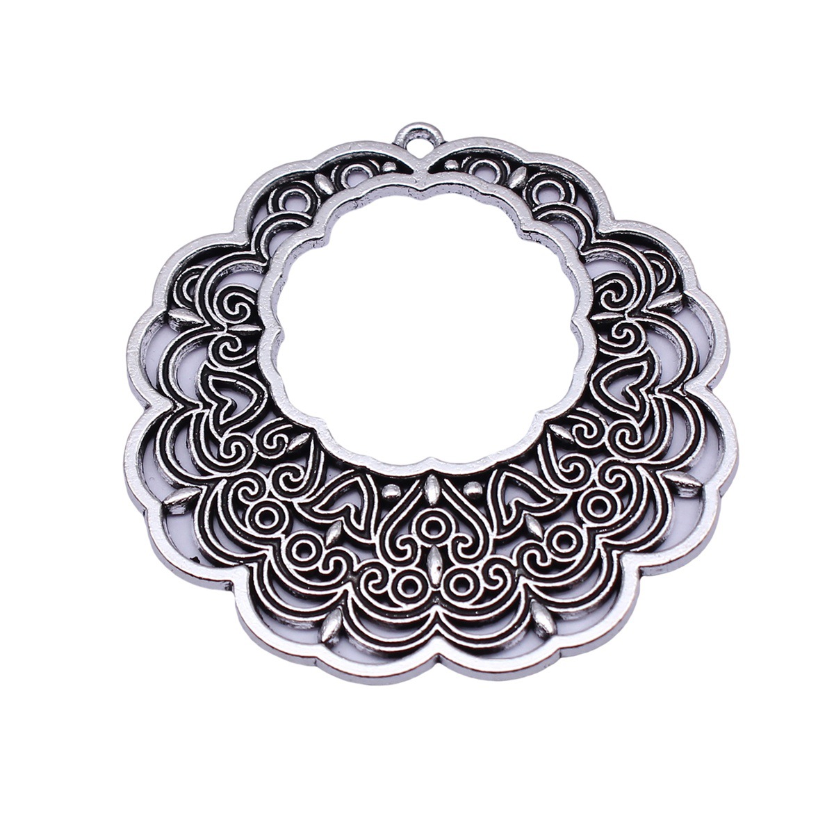 Boho Ethnic Mandala Pendant Fl - Vintage Fashion Guild ulasan dan harga