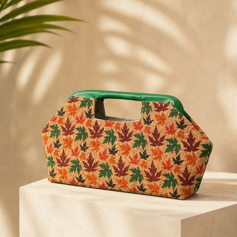 Fashionable Maple Leaf Pattern - Vintage Fashion Style Female ulasan dan harga
