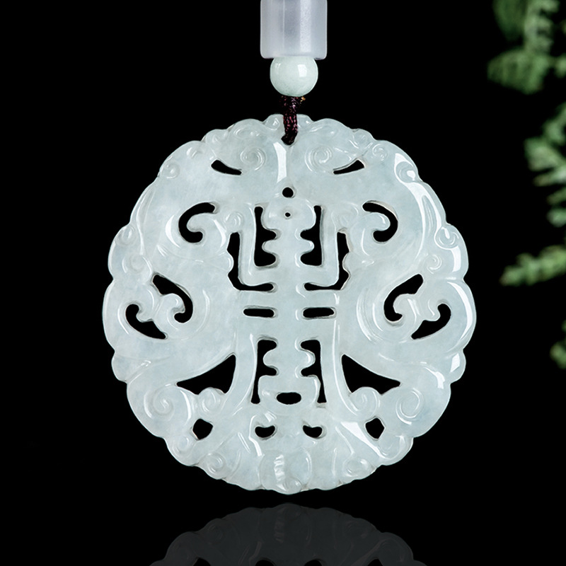 Burmese Jadeite Dragon Pendant - Vintage Women Fashion ulasan dan harga