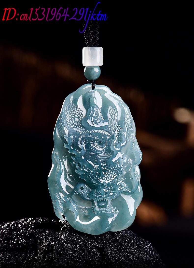 Natural Burmese Jadeite Dragon - Vintage Women Fashion ulasan dan harga