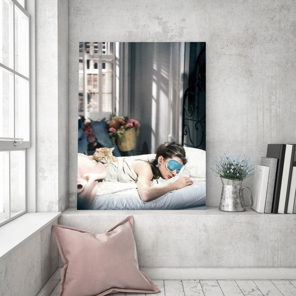Audrey Hepburn Breakfast Poste - Vintage Fashion Prints For Wall ulasan dan harga