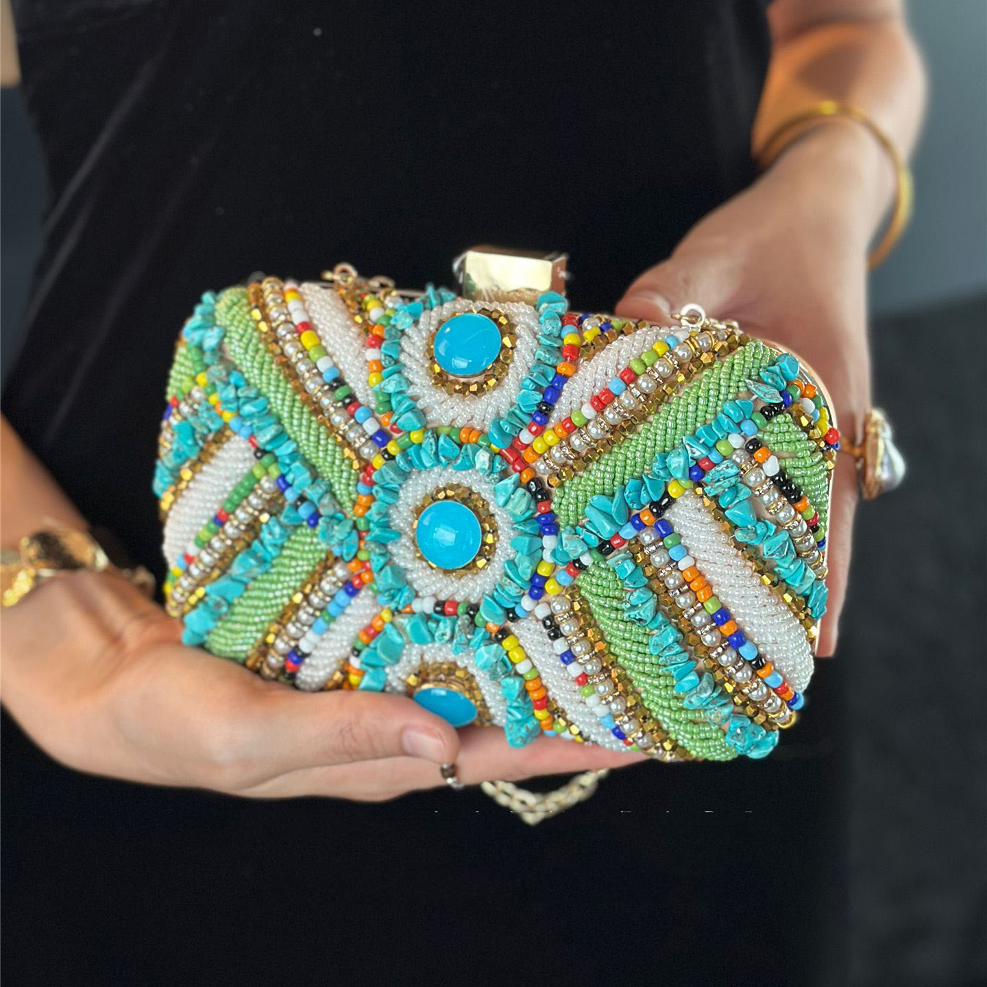 Summer Bohemian Beading Splici - Vintage Fashion Style Female ulasan dan harga