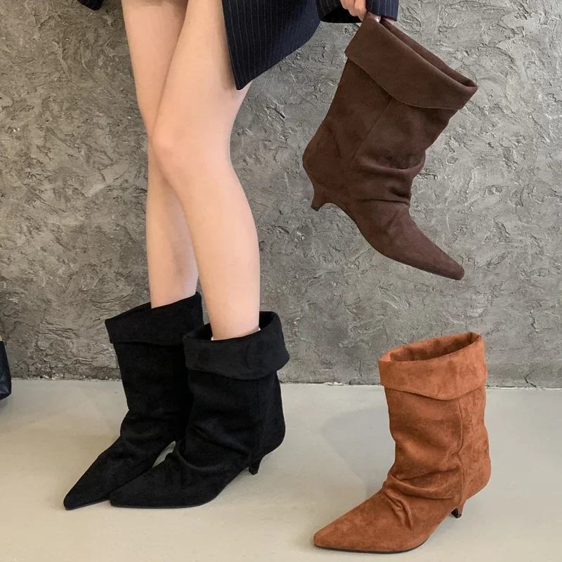 Aneikeh Winter Pointed Toe Thi - Vintage And Modern Fashion ulasan dan harga