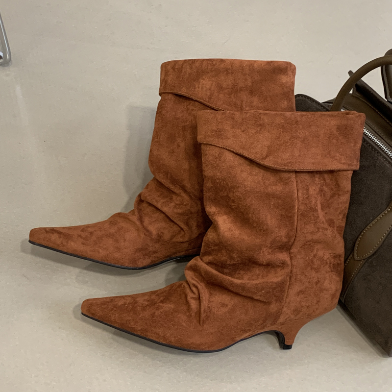 Aneikeh Winter Pointed Toe Thi - Vintage And Modern Fashion ulasan dan harga
