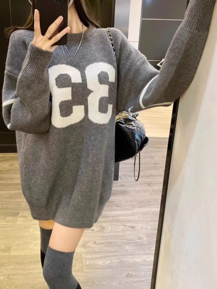 Y2K Vintage Knitted Sweater Wo - Vintage Women Fashion ulasan dan harga