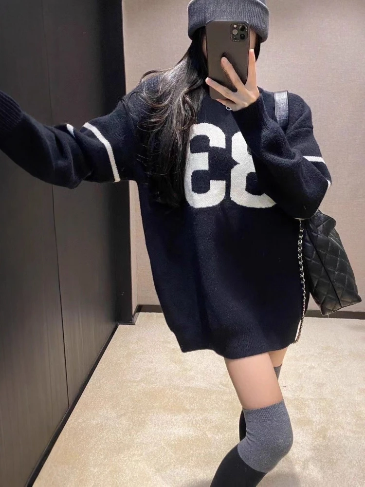 Y2K Vintage Knitted Sweater Wo - Vintage Women Fashion ulasan dan harga