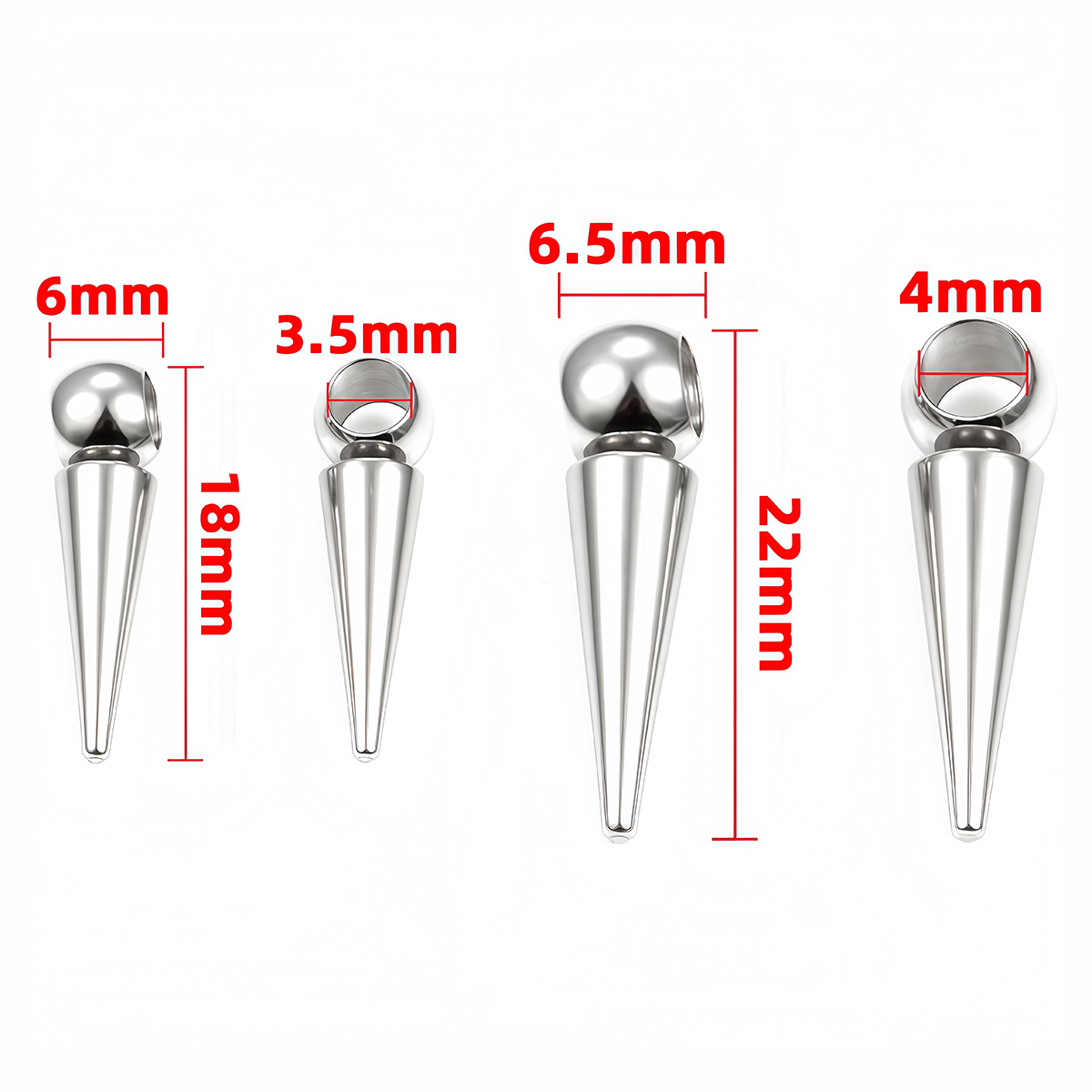 10pcs Retro Cone Charms Pendan - V Vintage Fashion ulasan dan harga
