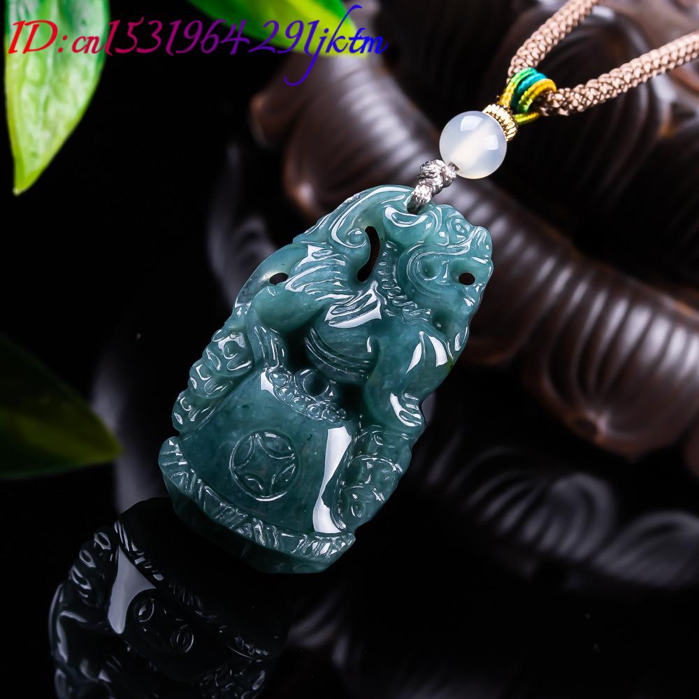 Burmese Jadeite Pixiu Pendant  - Vintage Women Fashion ulasan dan harga