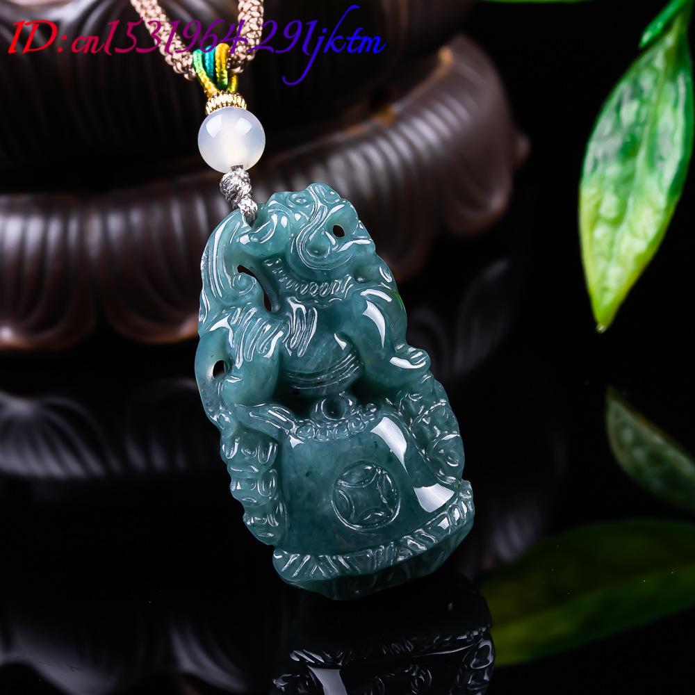 Burmese Jadeite Pixiu Pendant  - Vintage Women Fashion ulasan dan harga