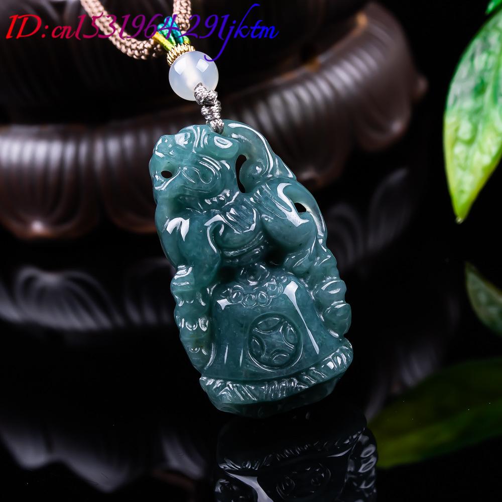 Burmese Jadeite Pixiu Pendant  - Vintage Women Fashion ulasan dan harga