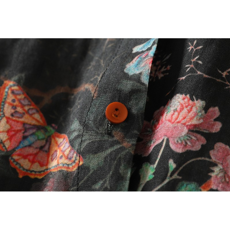 Spring New Fashion Vintage Flo - Vintage Fashion Style Female ulasan dan harga