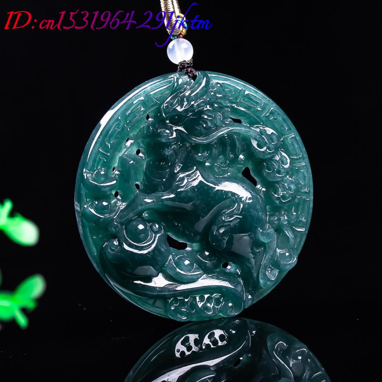 Burmese Jadeite Dragon Pendant - Vintage Women Fashion ulasan dan harga