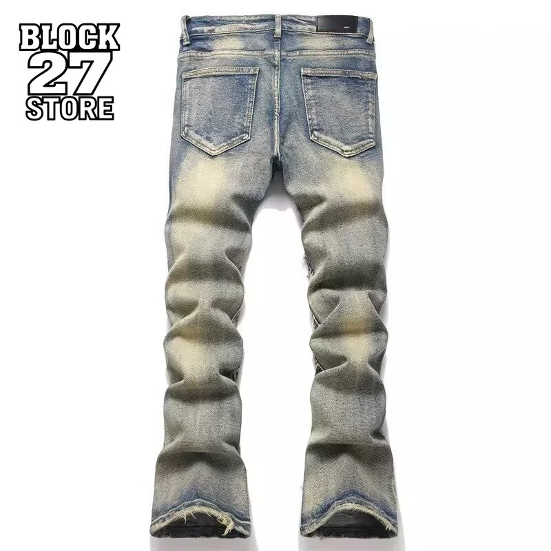New Hip Hop Vintage Distressed - Retro Track Pant ulasan dan harga