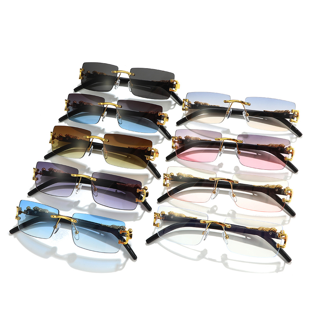 1PCS Fashion Vintage Rimless S - Vintage Fashion Designer ulasan dan harga
