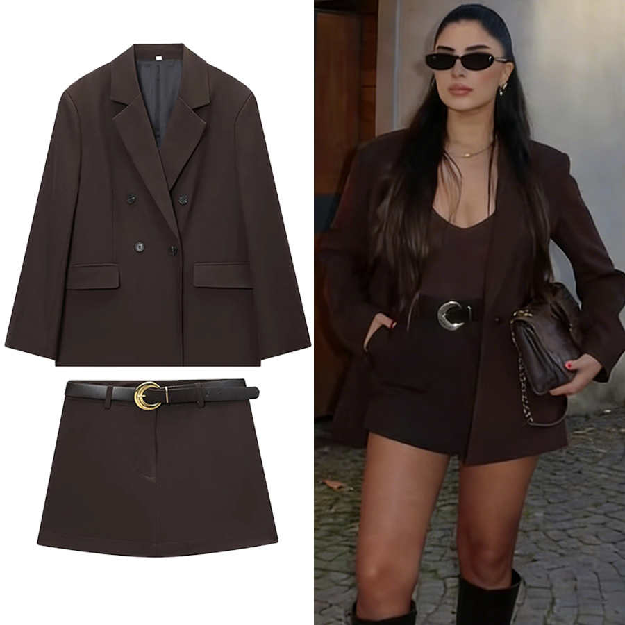 ZOCI Women Office Chocolate Br - V Vintage Fashion ulasan dan harga