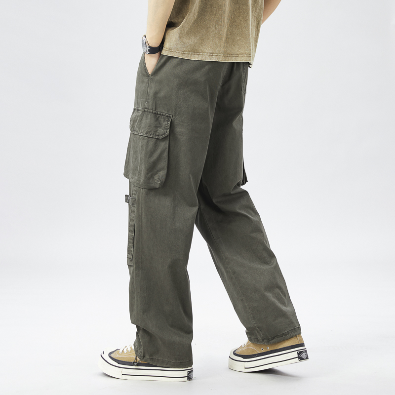 Multi-pocket Cargo Pants Men A - Retro Track Pant ulasan dan harga