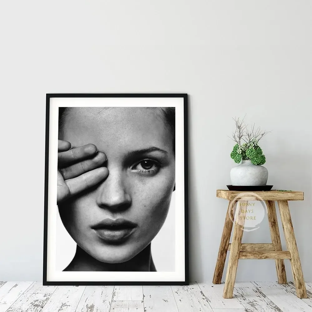 Vintage Sexy Supermodel Kate M - Vintage Fashion Prints For Wall ulasan dan harga