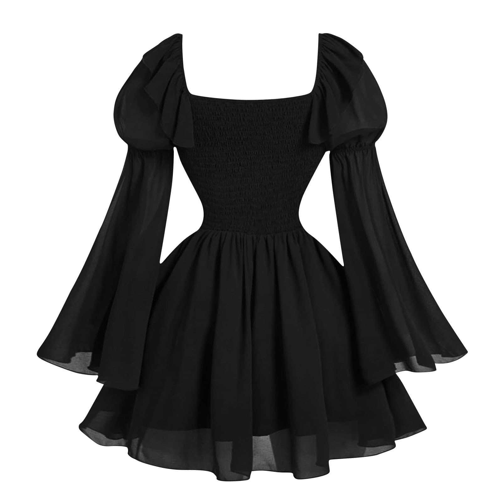 Renaissance Medieval Long Slee - Vintage Fashion Women Dresses ulasan dan harga