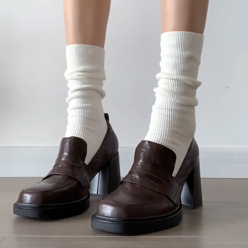 College Style Women Loafer Sho - Vintage Fashion Style Female ulasan dan harga