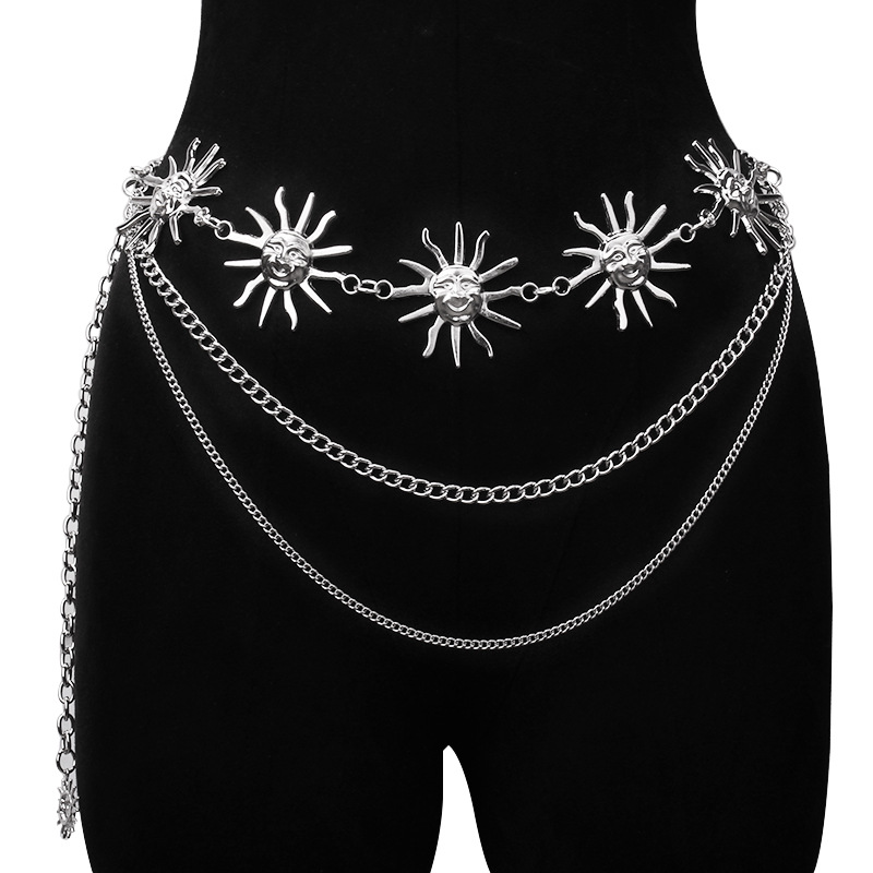Chunky Multilayer Punk Gothic  - Vintage Fashion Guild ulasan dan harga