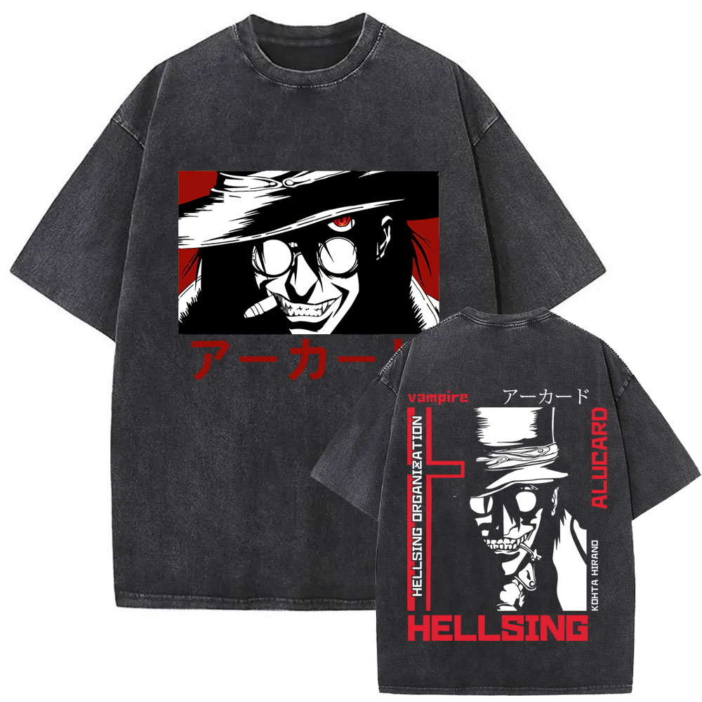 Washed Vintage Anime Hellsing  - Fashion Y Vintage ulasan dan harga