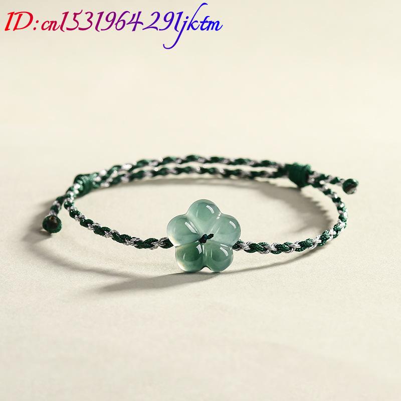 Burmese Jadeite Flower Bracele - Vintage Women Fashion ulasan dan harga