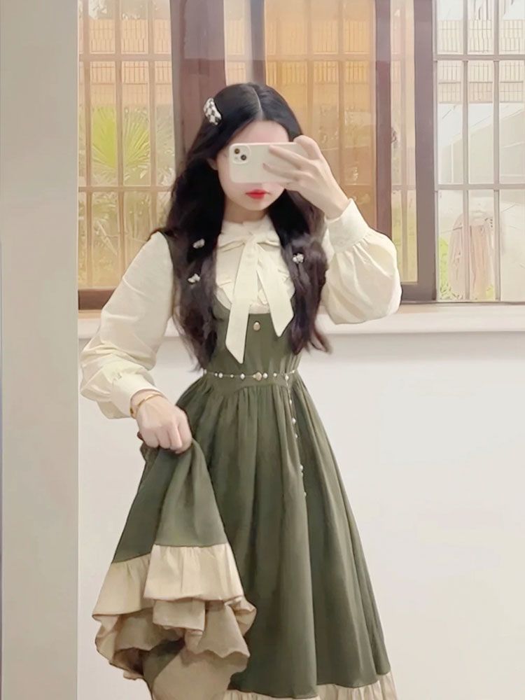 2025 New Japanese Korean Kawai - Vintage Fashion Style Female ulasan dan harga