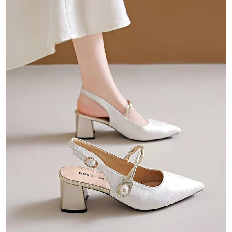 2026 Elegant Women Pointed Toe - Vintage Fashion Women Dresses ulasan dan harga