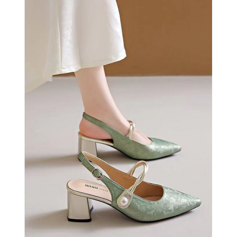 2026 Elegant Women Pointed Toe - Vintage Fashion Women Dresses ulasan dan harga