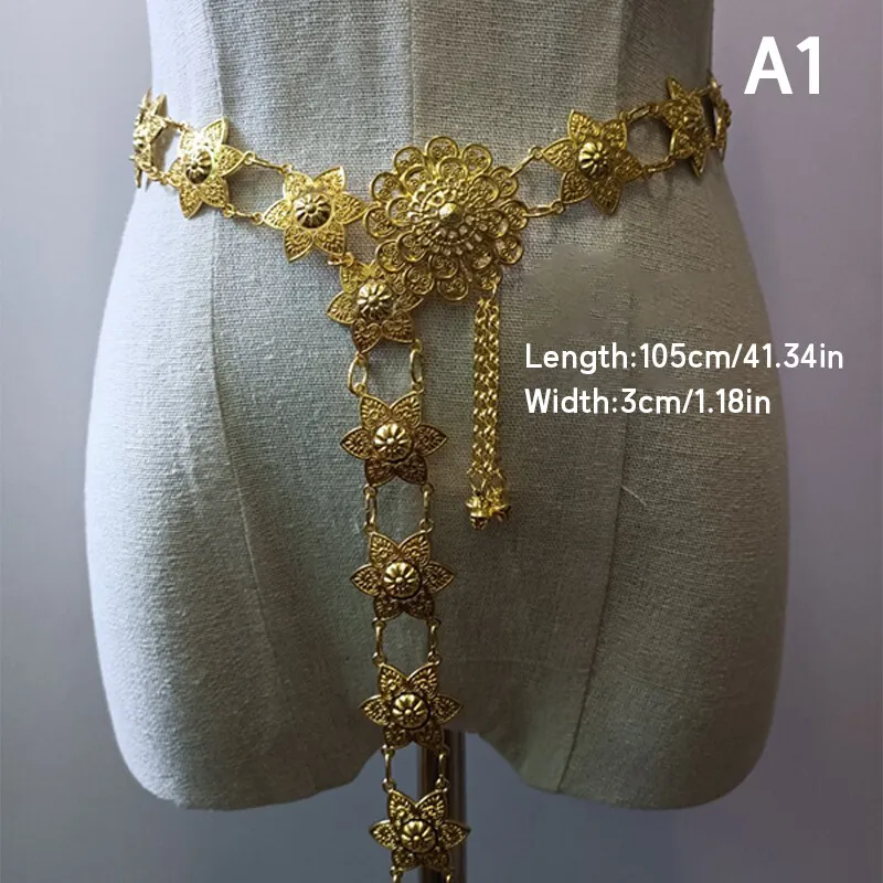 1PC Metal Thailand Waist Chain - Vintage Fashion Guild ulasan dan harga