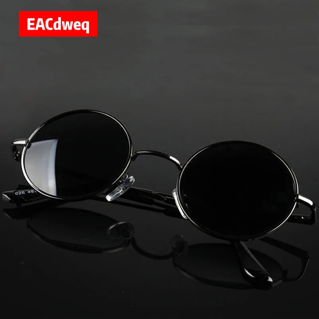 Retro Vintage Round Sunglasses - Vintage Fashion Designer ulasan dan harga