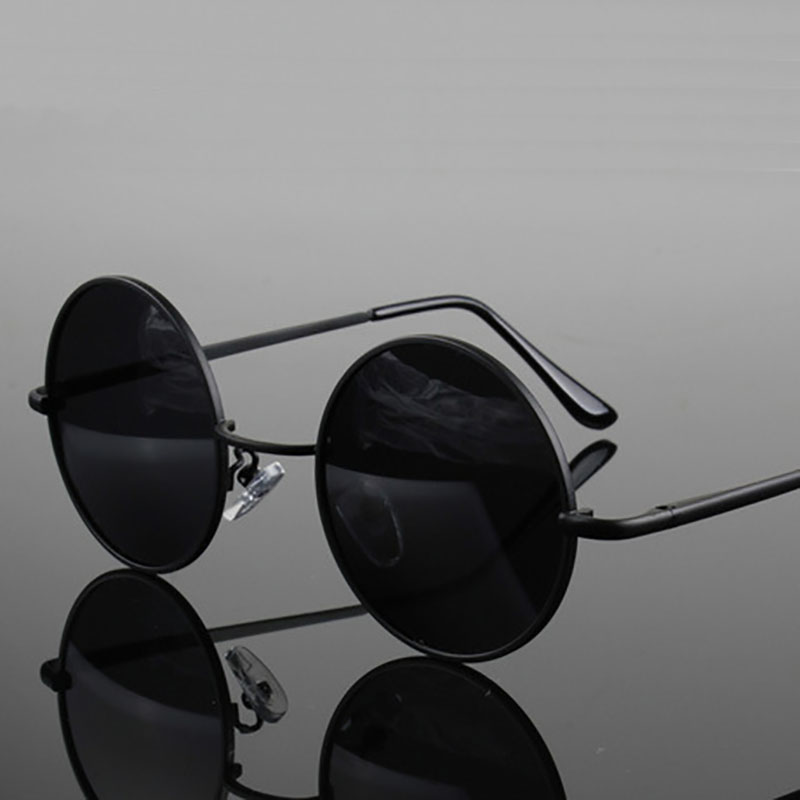 Retro Vintage Round Sunglasses - Vintage Fashion Designer ulasan dan harga