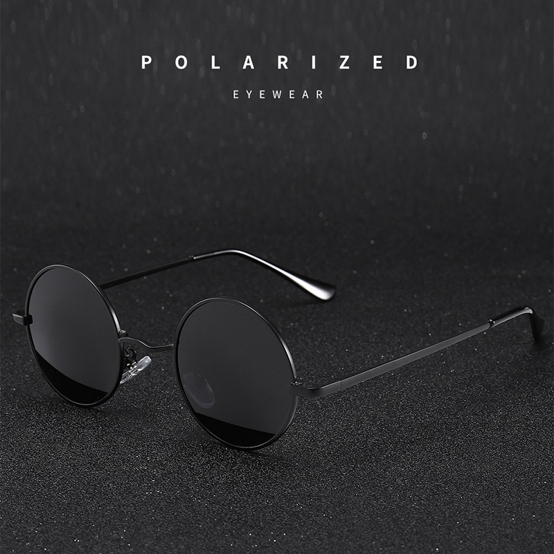 Retro Vintage Round Sunglasses - Vintage Fashion Designer ulasan dan harga