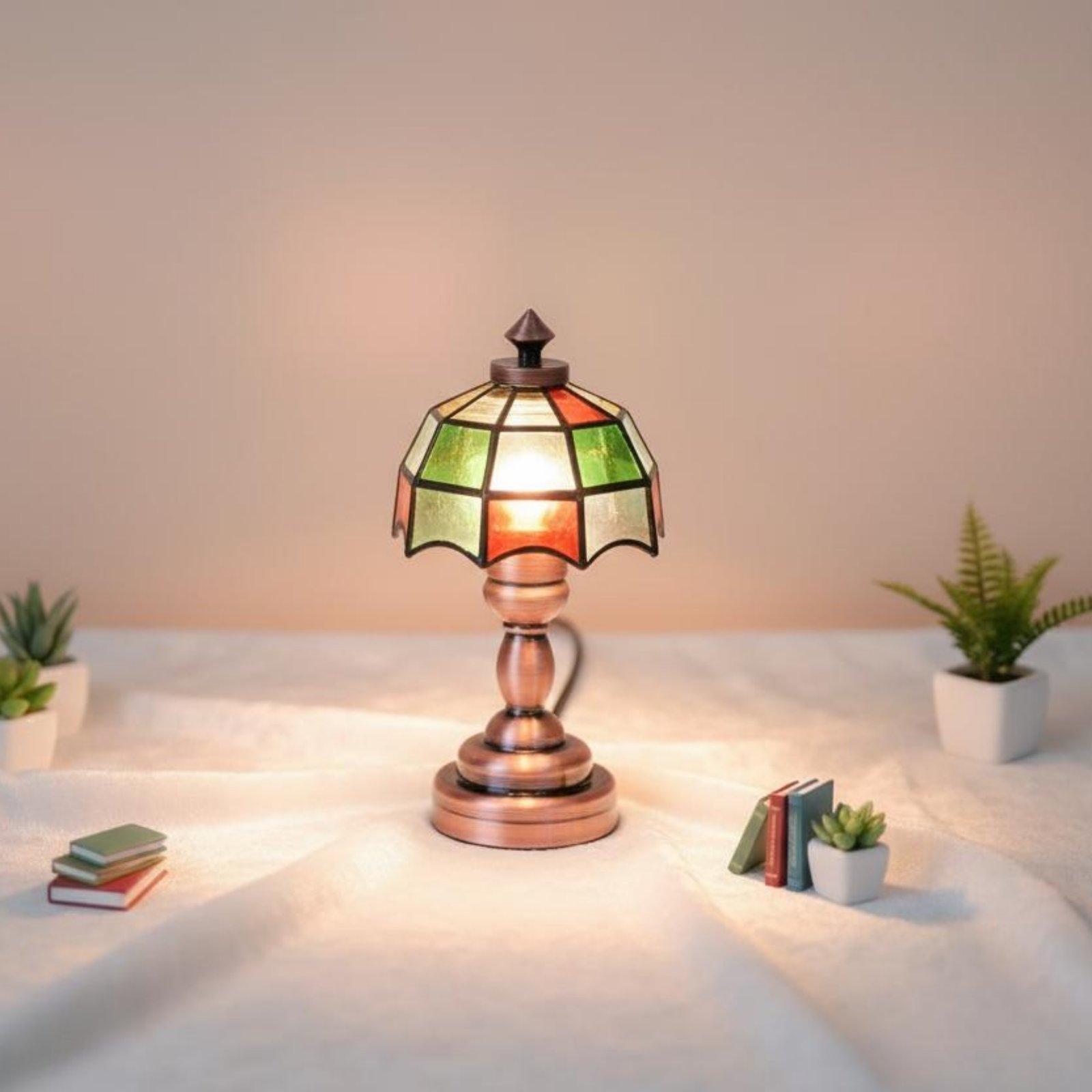 Miniature Lamp Vintage Alloy G - Fashion Y Vintage ulasan dan harga